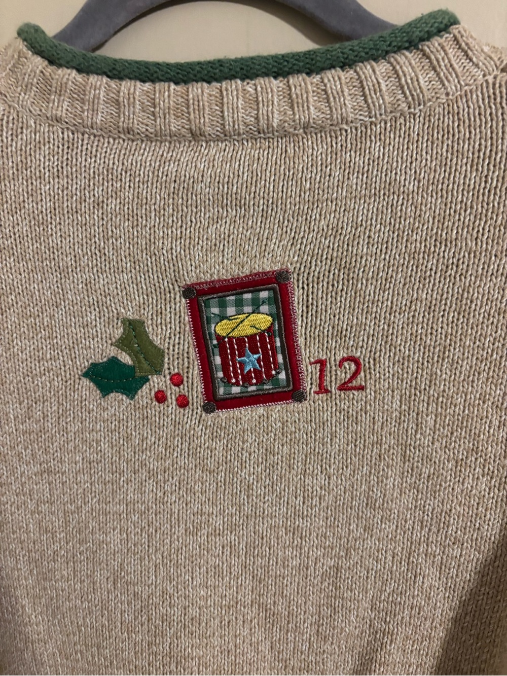 Christopher‎ & Banks 12 Days Of Christmas Embroidered Pullover Sweater Small - Picture 3 of 5